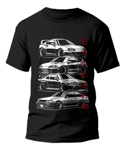 JDM Legends in Japanese Men's T-shirt