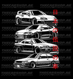 JDM Legends in Japanese Men's T-shirt